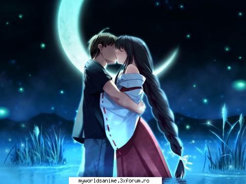 Kiss ... magic kiss - Jigoku-Girl - Anime kiss